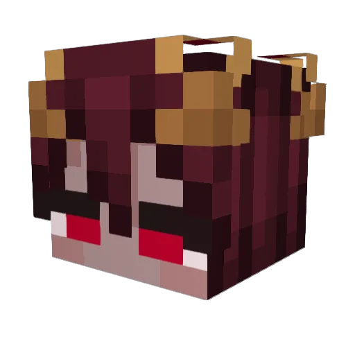lambie_angelic Minecraft avatar head, 3D render