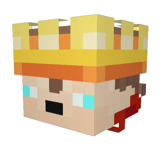 lambiumn Minecraft avatar head, 3D render