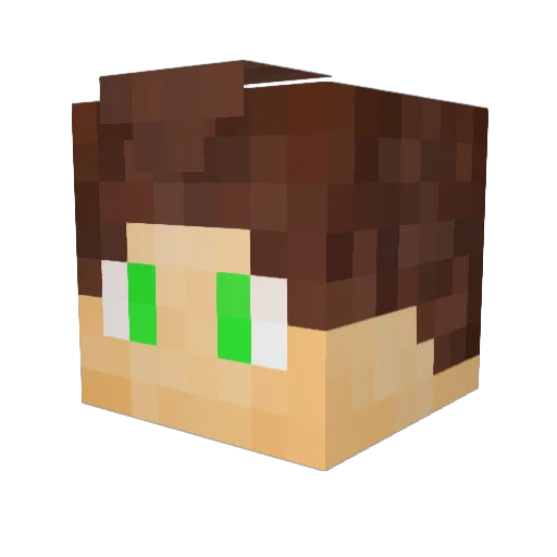 lambo0622 Minecraft avatar head, 3D render