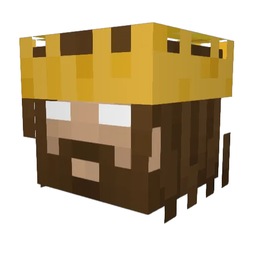 lamborghinilambo Minecraft avatar head, 3D render