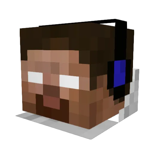 lambson11 Minecraft avatar head, 3D render