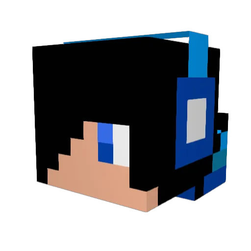 lambuilder Minecraft avatar head, 3D render