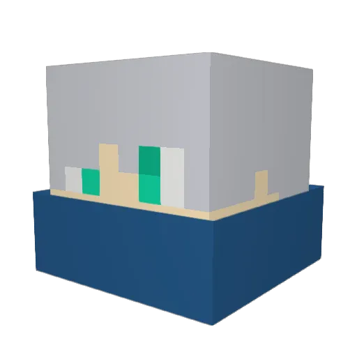 lamda1112 Minecraft avatar head, 3D render