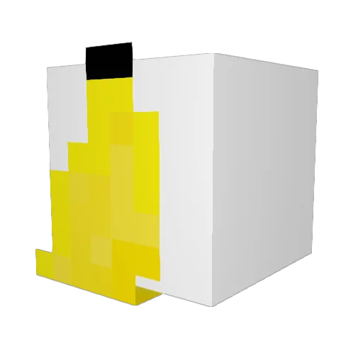 lamdaddy Minecraft avatar head, 3D render