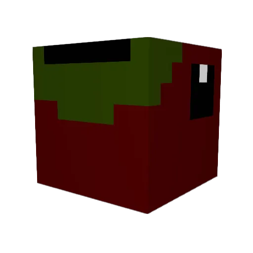 lameduck6 Minecraft avatar head, 3D render
