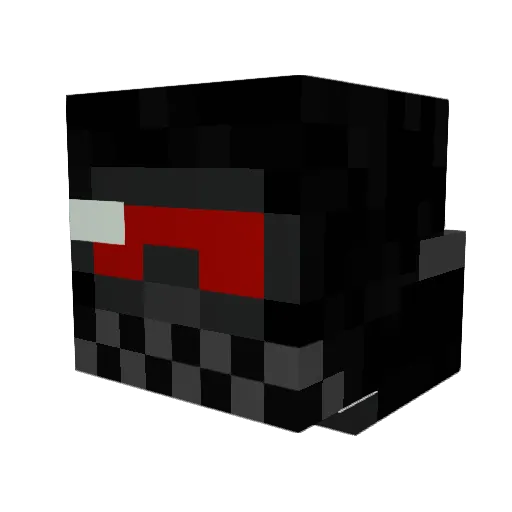 lamfort Minecraft avatar head, 3D render
