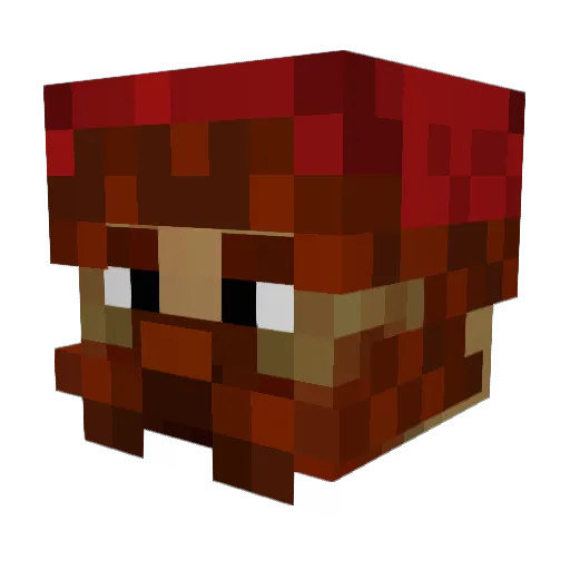lamith Minecraft avatar head, 3D render