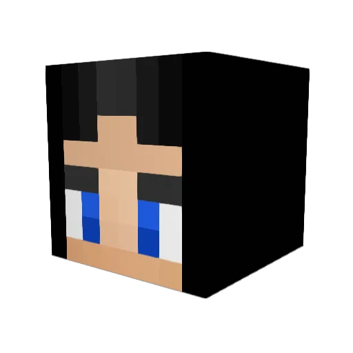 lamx2 Minecraft avatar head, 3D render