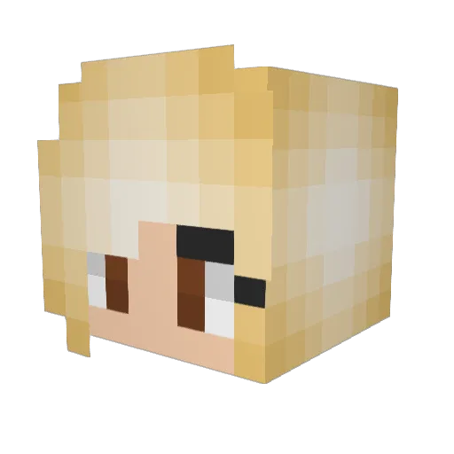 lamyers1 Minecraft avatar head, 3D render