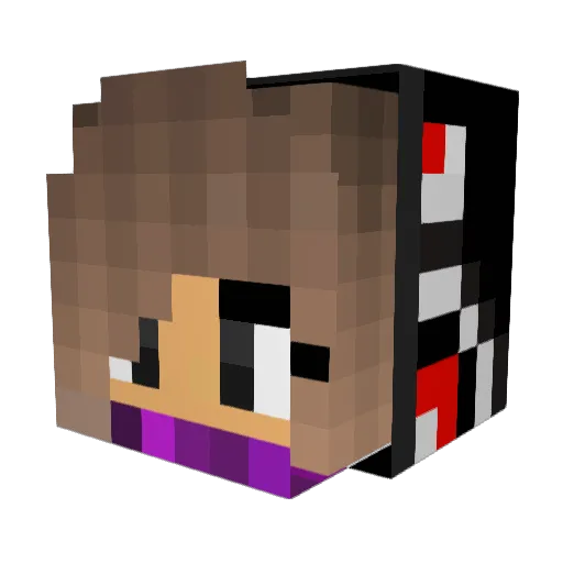 lanadelblobfish Minecraft avatar head, 3D render