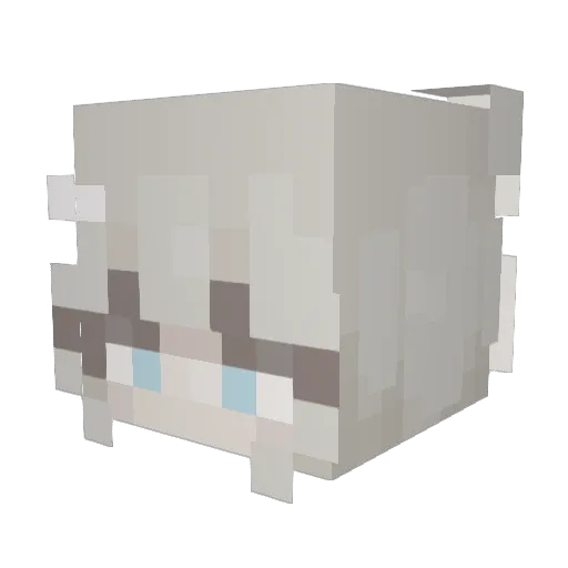 lanadelreyiy Minecraft avatar head, 3D render
