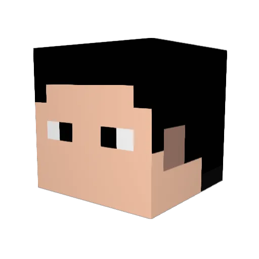 lance1512 Minecraft avatar head, 3D render