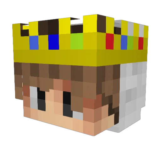 lance584 Minecraft avatar head, 3D render