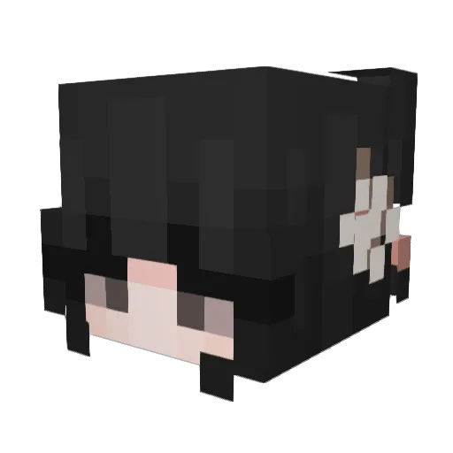 lancealan Minecraft avatar head, 3D render