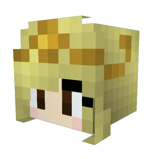 lancekish Minecraft avatar head, 3D render