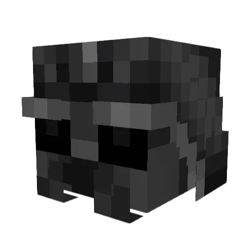 landcloud Minecraft avatar head, 3D render