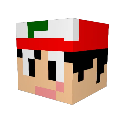 landen00 Minecraft avatar head, 3D render