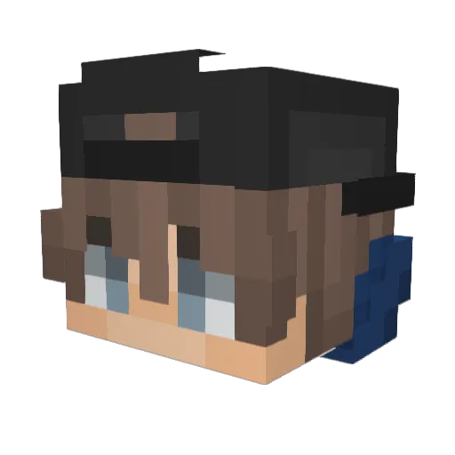 landge85 Minecraft avatar head, 3D render