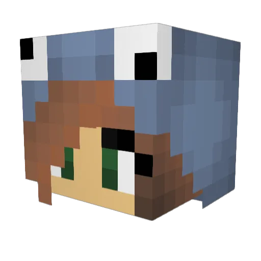 landi391 Minecraft avatar head, 3D render