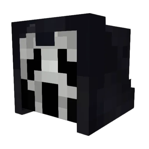 landrovaling Minecraft avatar head, 3D render