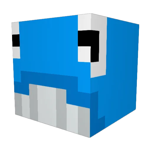landwhale6 Minecraft avatar head, 3D render