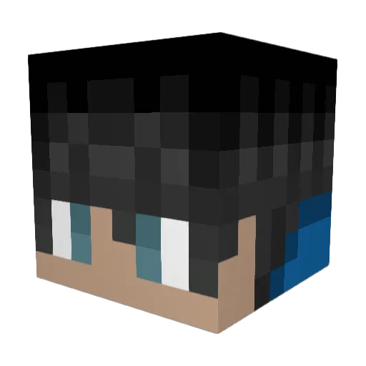 landyng07 Minecraft avatar head, 3D render
