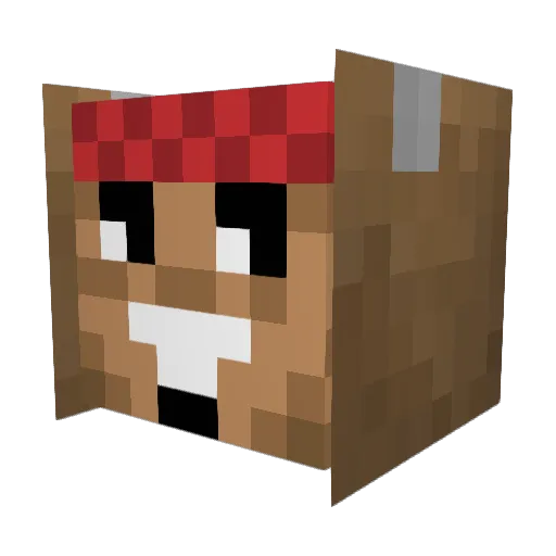 lanelolar Minecraft avatar head, 3D render