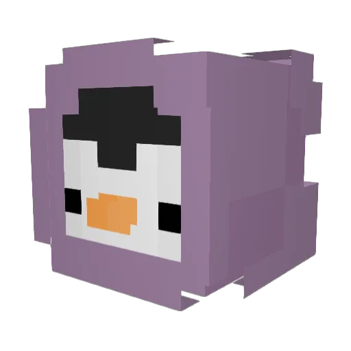 laner_1 Minecraft avatar head, 3D render
