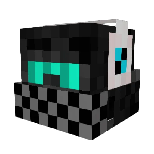 lanetrainbrain Minecraft avatar head, 3D render