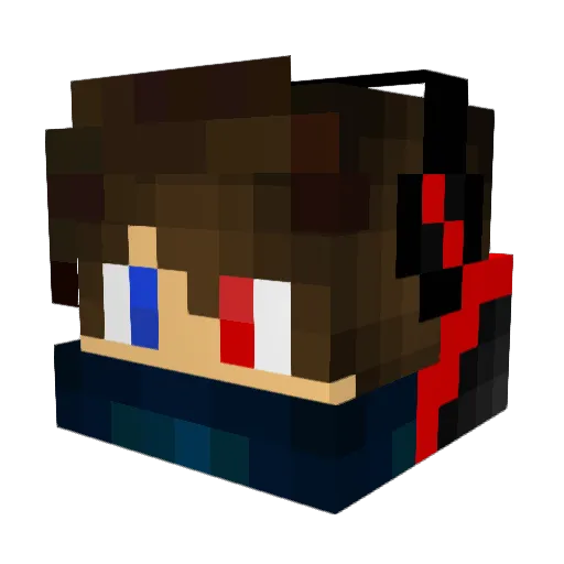 lange999 Minecraft avatar head, 3D render