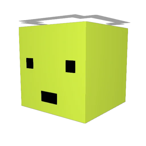 langerhanssss Minecraft avatar head, 3D render