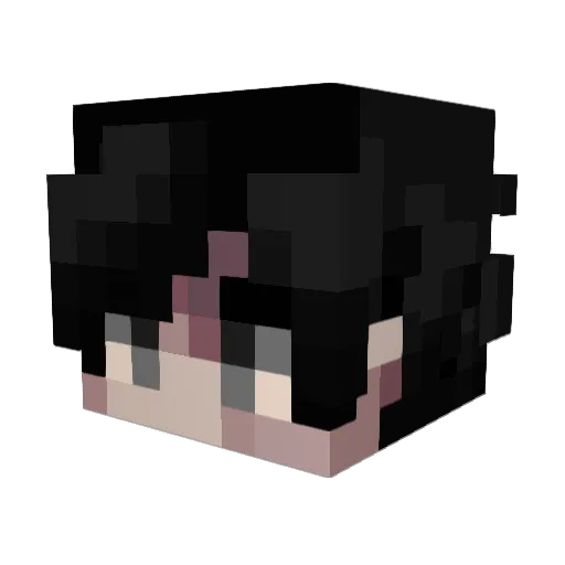 langosikk Minecraft avatar head, 3D render