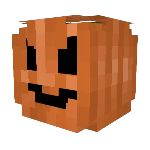 langsj Minecraft avatar head, 3D render