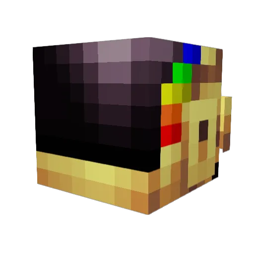 langtaco Minecraft avatar head, 3D render