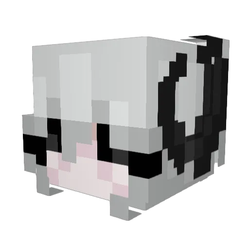 laniakeaa Minecraft avatar head, 3D render