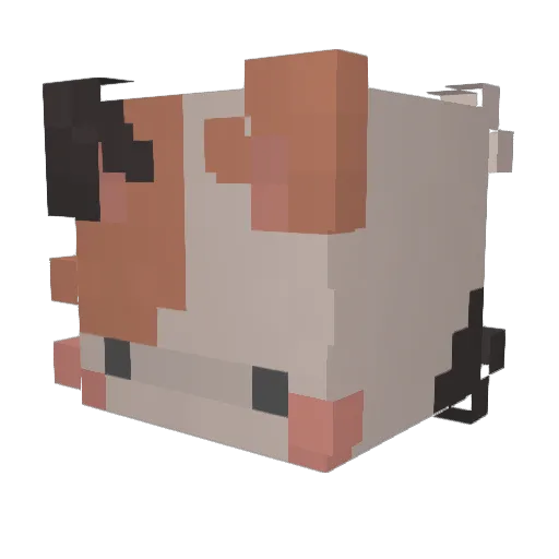 laniam Minecraft avatar head, 3D render