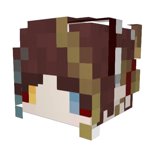 lanian61 Minecraft avatar head, 3D render