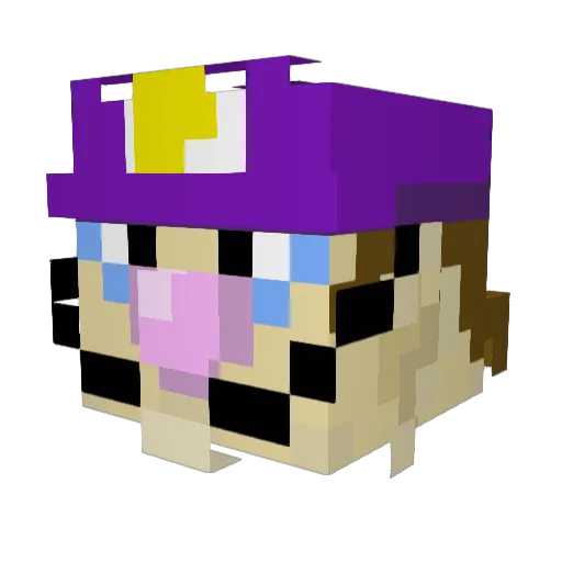 lanilanii Minecraft avatar head, 3D render