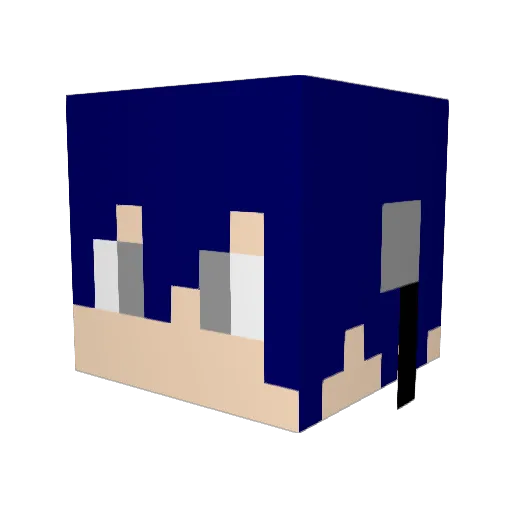 lanimilbus Minecraft avatar head, 3D render