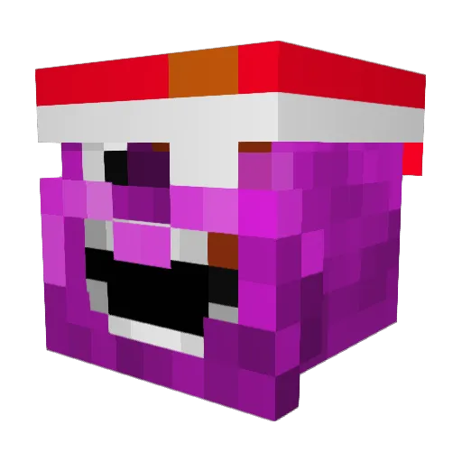 lanjiaobigbig Minecraft avatar head, 3D render