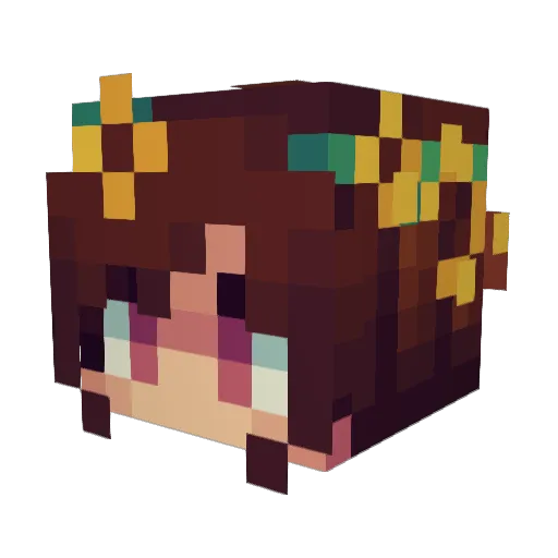 lankeybarley Minecraft avatar head, 3D render