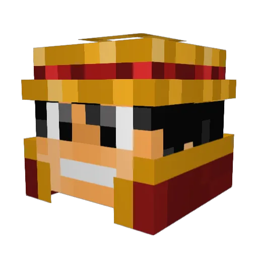 lanou42 Minecraft avatar head, 3D render
