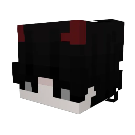 lanwei123 Minecraft avatar head, 3D render