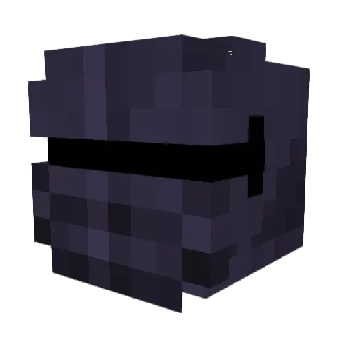 lanyusea Minecraft avatar head, 3D render