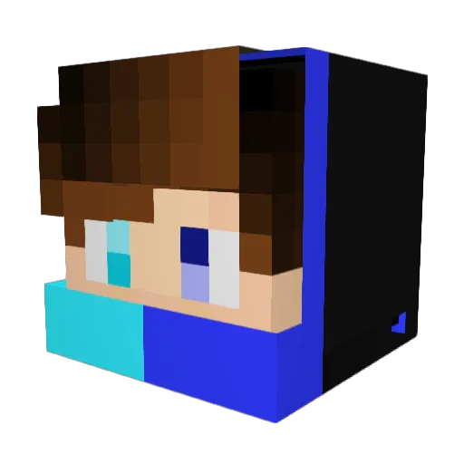 lanzer1122 Minecraft avatar head, 3D render