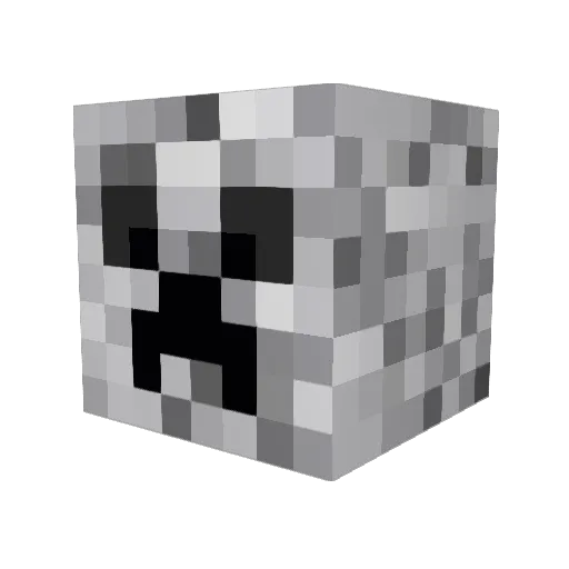 lao_chong Minecraft avatar head, 3D render