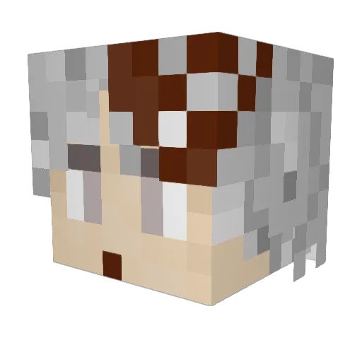 lao_mao233 Minecraft avatar head, 3D render