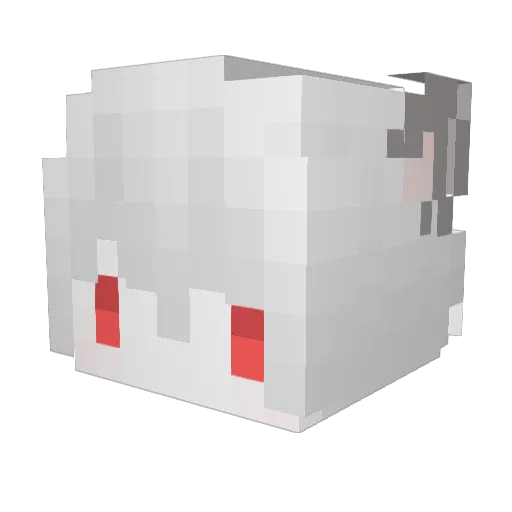 laobai234 Minecraft avatar head, 3D render