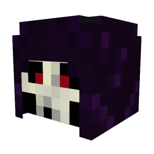 laobaiding0404 Minecraft avatar head, 3D render
