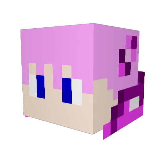 laofeiyu66 Minecraft avatar head, 3D render